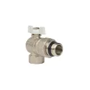 Кран шаровый со сгоном угловой HLV 3/4" бабочка_1