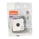 Механизм розетки ТВ оконечный Etika белый IP20 Legrand_4
