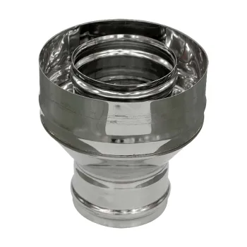 Изображение товара Адаптер стартовый Ferrum 115х200 мм для системы дымоотведения Изображение товара Адаптер стартовый Ferrum 115х200 мм для системы дымоотведения