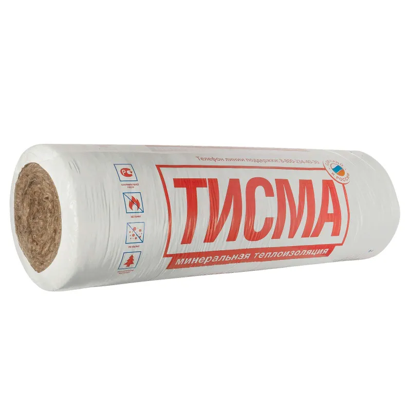 Утеплитель 8300х1200х50мм Тисма λ43 20м²_1
