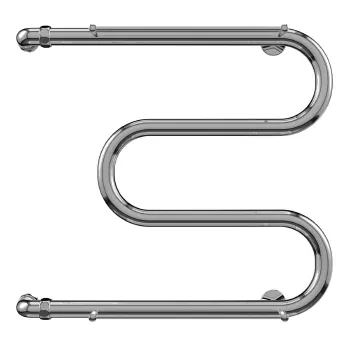 Изображение товара Водяной полотенцесушитель Terminus 500х500 М-образный с полками Изображение товара Водяной полотенцесушитель Terminus 500х500 М-образный с полками