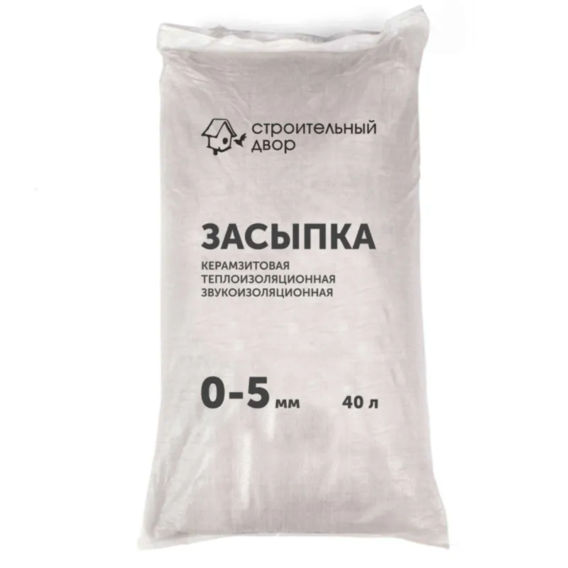 Керамзит фракция 0-5мм 0,04м³ Строительный Двор_1