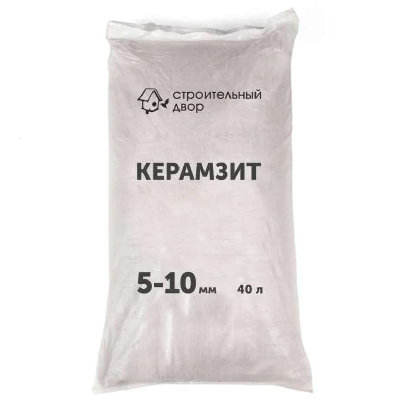 Керамзит фракция 5-10мм 0,04м³ Строительный Двор_1