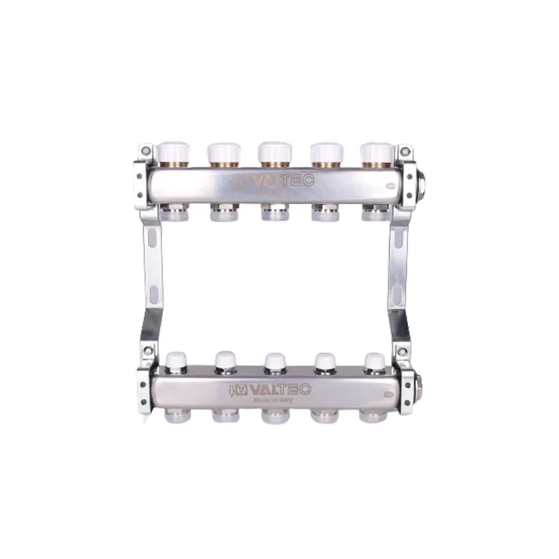 Коллекторная группа Valtec 1" евроконус 3/4" на 9 выходов_1