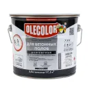 Эмаль акриловая для бетонных полов Olecolor серая матовая 3,5кг_3