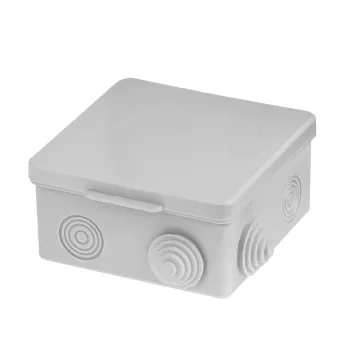 Изображение товара Коробка распределительная накладная IP54 100х100х55мм TDM, защитная, для электромонтажа Изображение товара Коробка распределительная накладная IP54 100х100х55мм TDM, защитная, для электромонтажа