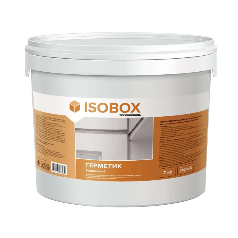 Герметик акриловый для межпанельных швов Isobox 7 кг_1