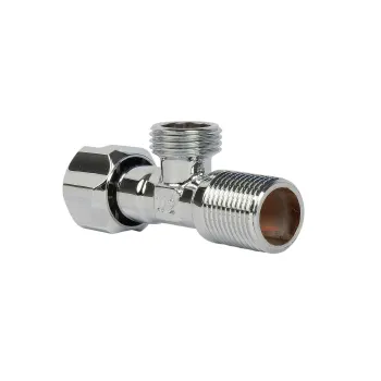 Изображение товара Угловой шаровый кран Miraya 1/2" х 1/2" НР для сантехники Изображение товара Угловой шаровый кран Miraya 1/2" х 1/2" НР для сантехники