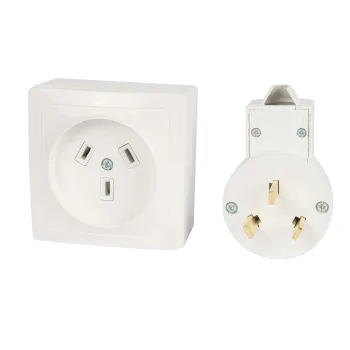 Изображение товара Комплект силовой Systeme Electric 32А 250В подъемная коробка розетка вилка белый Изображение товара Комплект силовой Systeme Electric 32А 250В подъемная коробка розетка вилка белый