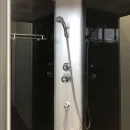 Душевая кабина Comforty левая низкий поддон 120х80см стекло тонированное 4мм_4