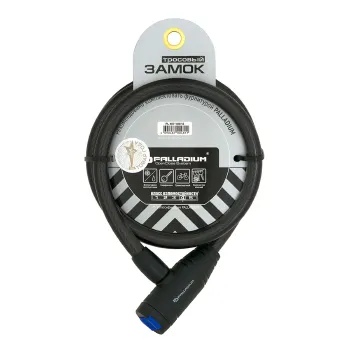 Изображение товара Победитель защиты велосипедов и другого транспорта замком Palladium PL 407-150/12 12 мм Изображение товара Победитель защиты велосипедов и другого транспорта замком Palladium PL 407-150/12 12 мм