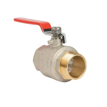 Изображение товара Кран шаровый HLV НР-ВР 1 1/2" ручка для воды и жидкостей Изображение товара Кран шаровый HLV НР-ВР 1 1/2" ручка для воды и жидкостей