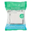 Механизм переключателя проходного одноклавишный AtlasDesign белый IP20 Systeme Electric_5