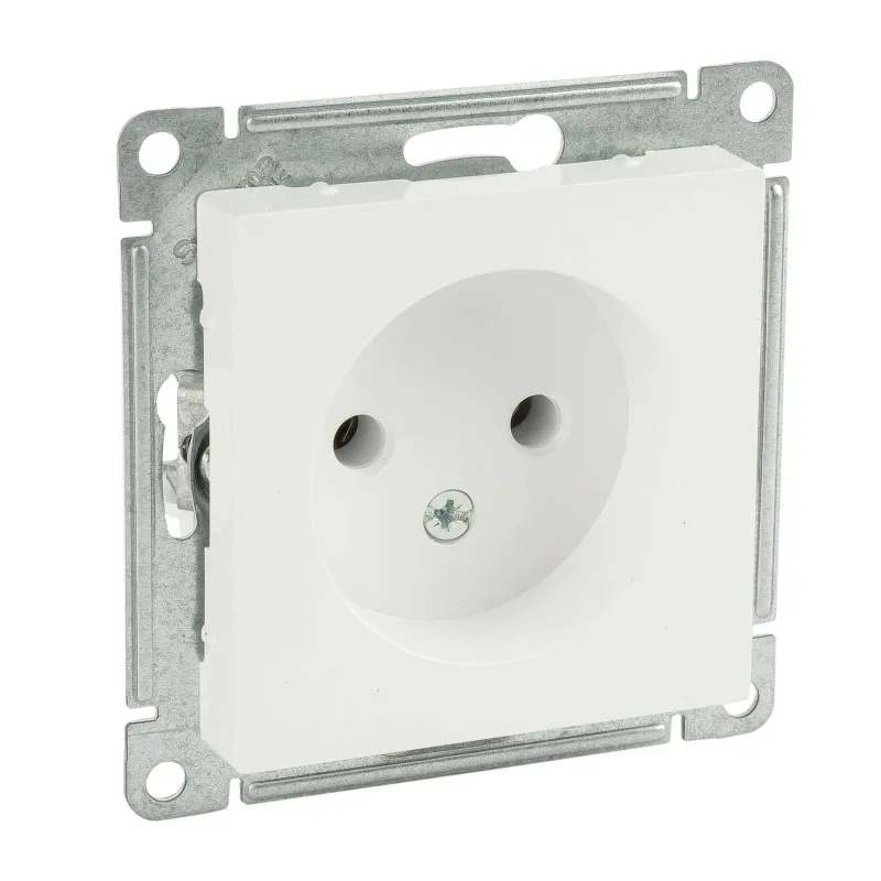 Механизм розетки без заземления AtlasDesign белый IP20 Systeme Electric_1