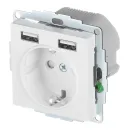 Механизм розетки с 2 USB Systeme Electric AtlasDesign белый_3