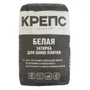 Затирка цементная Крепс белая 20кг_2