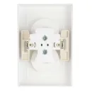 Розетка двухместная без заземления AtlasDesign белая IP20 Systeme Electric_4