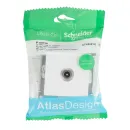 Механизм розетки ТВ проходной AtlasDesign IP20 белый Systeme Electric_5