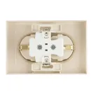 Розетка двухместная с заземлением AtlasDesign бежевая IP20 Systeme Electric_4