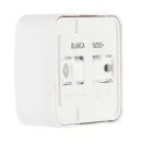 Розетка одноместная накладная без заземления Blanca белая IP20 Systeme Electric_5