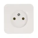 Розетка одноместная накладная без заземления Blanca белая IP20 Systeme Electric_2