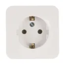 Розетка одноместная накладная с заземлением Blanca белая IP20 Systeme Electric_2