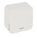Выключатель одноклавишный накладной с подсветкой Blanca белый IP20 Systeme Electric_1
