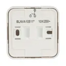 Выключатель двухклавишный накладной с подсветкой Blanca белый IP20 Systeme Electric_4