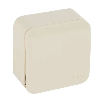 Изображение товара Выключатель одноклавишный Blanca накладной Systeme Electric бежевый IP20 Изображение товара Выключатель одноклавишный Blanca накладной Systeme Electric бежевый IP20