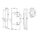 Комплект для двери ФЗ SET 39L 170 матовый графит_6