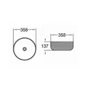 Раковина накладная Comforty 102 4148750_3