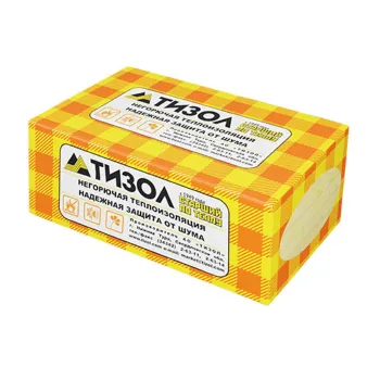 Изображение товара Утеплитель Тизол Фасад 1000х600х100мм из каменной ваты Изображение товара Утеплитель Тизол Фасад 1000х600х100мм из каменной ваты