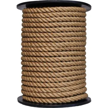 Изображение товара Джутовая веревка 16 мм 50 м для утепления деревянных домов и бани Изображение товара Джутовая веревка 16 мм 50 м для утепления деревянных домов и бани