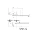 Смеситель для ванны с душем TSARSBERG TSB-950-1202, картридж 40 (без подводки)_3