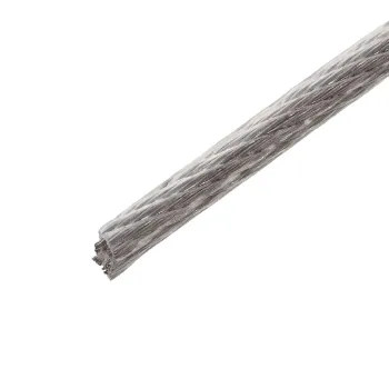 Изображение товара Стальной трос в ПВХ оплетке 5/6 мм 14.7кг разрывная нагрузка Изображение товара Стальной трос в ПВХ оплетке 5/6 мм 14.7кг разрывная нагрузка