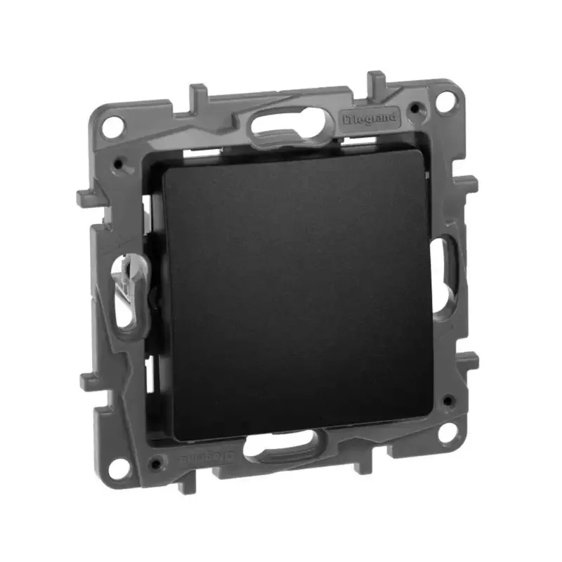Механизм выключателя одноклавишный Etika антрацит IP20 Legrand_1