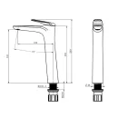 Смеситель для раковины Comforty FC074B-CMT_4