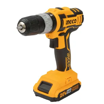 Изображение товара Аккумуляторный ударный шуруповерт Ingco CIDLI200215 20В 2х2 Ач Изображение товара Аккумуляторный ударный шуруповерт Ingco CIDLI200215 20В 2х2 Ач