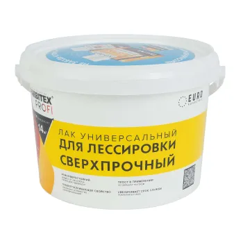 Изображение товара Лак для лессировки Farbitex PROFI универсальный сверхпрочный 3 л Изображение товара Лак для лессировки Farbitex PROFI универсальный сверхпрочный 3 л