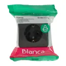 Розетка одноместная накладная с заземлением Blanca антрацит IP20 Systeme Electric_3