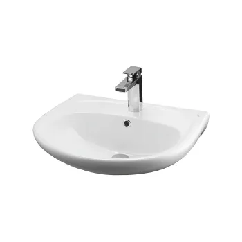 Изображение товара Раковина Santek Анимо 60 см полукруглая для ванной комнаты Изображение товара Раковина Santek Анимо 60 см полукруглая для ванной комнаты