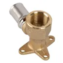 Угольник с креплением пресс Stout ВР 16х1/2" водорозетка короткая_3