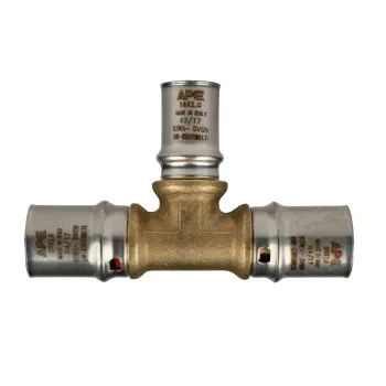 Изображение товара Тройник редукционный пресс Stout 20х16х20 для трубопроводов Изображение товара Тройник редукционный пресс Stout 20х16х20 для трубопроводов