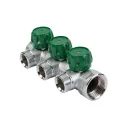Коллектор регулирующий Stout 1" 3 отвода 3/4" евроконус_1