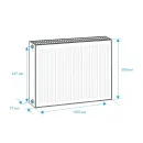 Радиатор стальной панельный 500х1000мм Royal Thermo Compact C22_2
