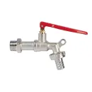 Кран шаровый водоразборный со штуцером 1/2" под замок_2
