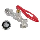 Кран шаровый водоразборный со штуцером 1/2" под замок_4