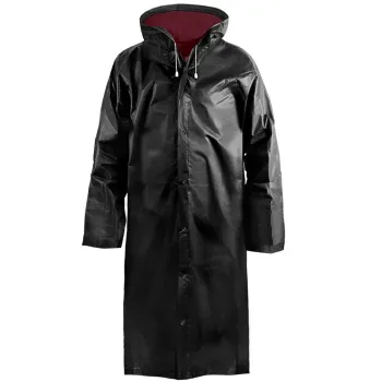 Изображение товара Дождевик-плащ ПВХ на кнопках сверхпрочный для защиты от дождя Изображение товара Дождевик-плащ ПВХ на кнопках сверхпрочный для защиты от дождя