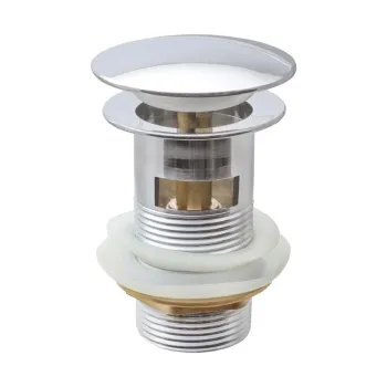 Изображение товара Выпуск донный клапан для умывальника 1 1/4 дюйма клик-клак с переливом Изображение товара Выпуск донный клапан для умывальника 1 1/4 дюйма клик-клак с переливом