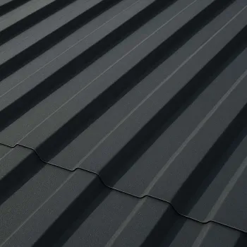 Изображение товара Профнастил МП-20 1150x2000 мм 0,45 мм серый графит Изображение товара Профнастил МП-20 1150x2000 мм 0,45 мм серый графит